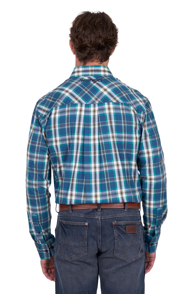 Wrangler Mens Erik Ls Shirt [sz:s]