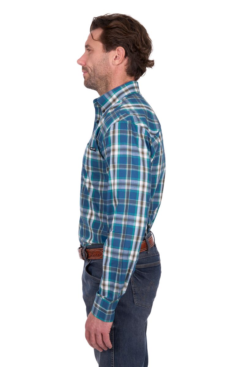 Wrangler Mens Erik Ls Shirt [sz:s]