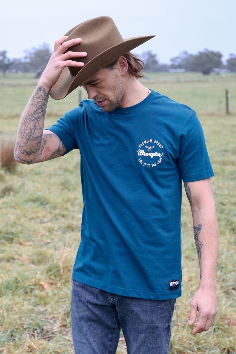 Wrangler Mens Mario Ss Tee [sz:m]