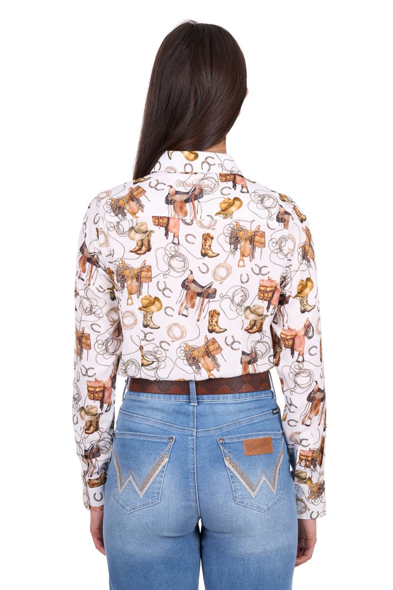 Wrangler Womens Marilyn Ls Shirt [sz:8]