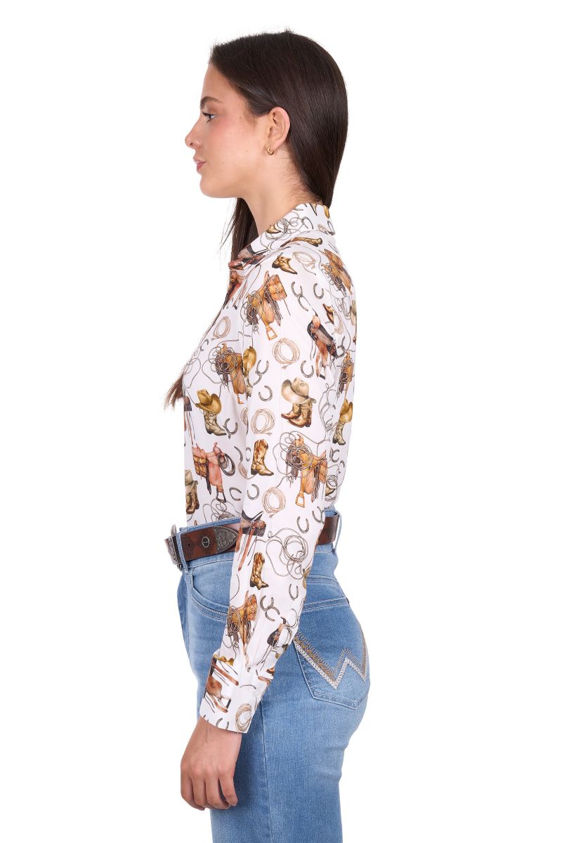 Wrangler Womens Marilyn Ls Shirt [sz:8]