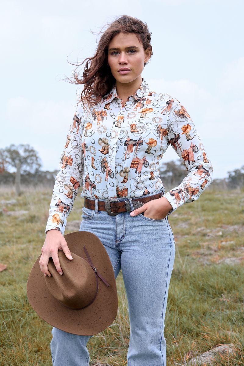Wrangler Womens Marilyn Ls Shirt [sz:8]