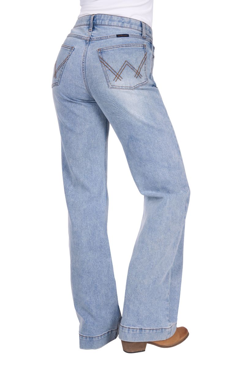 Wrangler Womens Brianna Trouser Cut Jean Willow [sz:0]