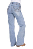 Wrangler Womens Brianna Trouser Cut Jean Willow [sz:0]
