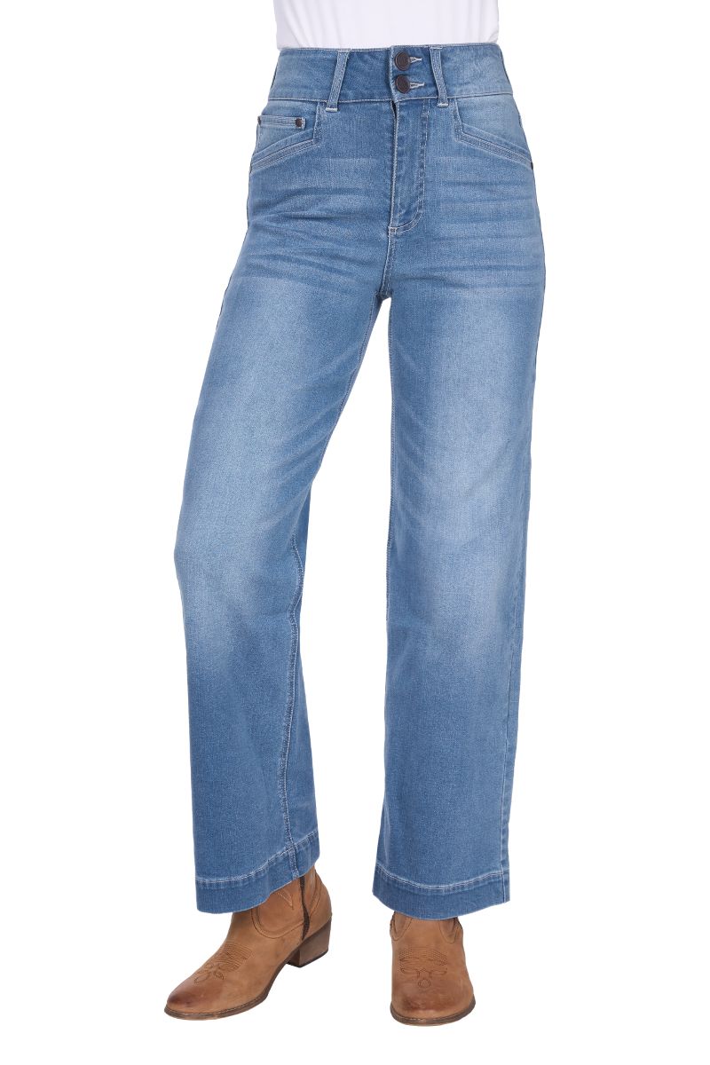 Wrangler Womens Chloe Hi Rise Jean 30l [sz:0]