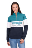 Wrangler Womens Dana 1/4 Zip Pullover [sz:8]