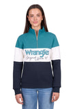 Wrangler Womens Dana 1/4 Zip Pullover [sz:8]