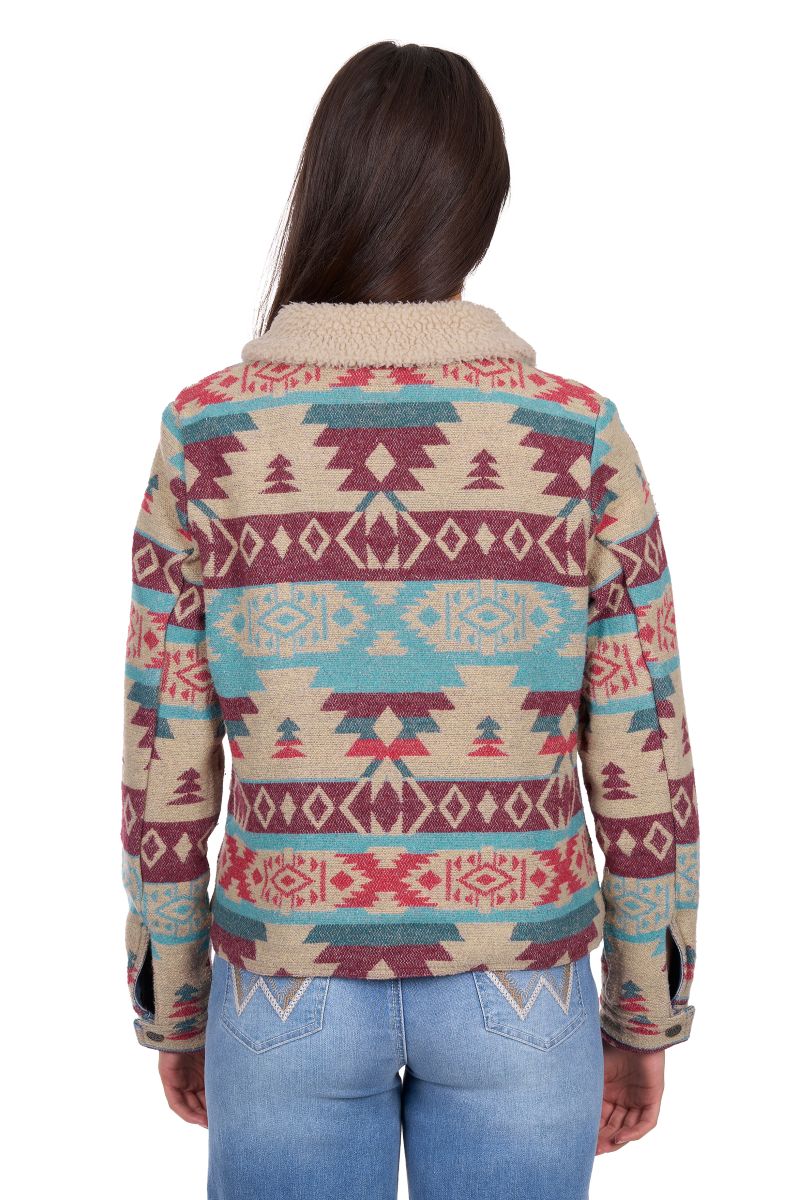 Wrangler Womens Dixie Reversible Jacket - Denim/ Multi [sz:s]