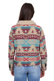 Wrangler Womens Dixie Reversible Jacket - Denim/ Multi [sz:s]