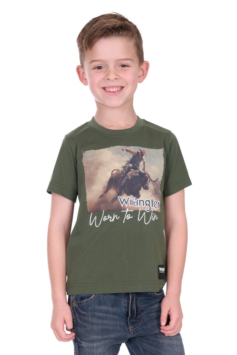 Wrangler Boys Carlos Ss Tee [sz:4]