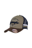 Wrangler Joel High Profile Trucker Cap - Tan/ Dark Tan