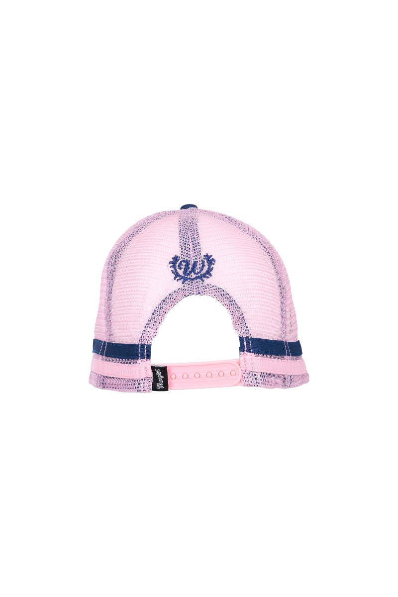 Wrangler Sasha High Profile Trucker Cap - Blue