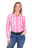 Thomas Cook Womens Tamara Ls Shirt - Pink/white [sz:10]