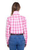 Thomas Cook Womens Tamara Ls Shirt - Pink/white [sz:10]