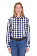 Thomas Cook Womens Tamara Ls Shirt - Navy/white [sz:8]