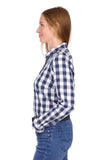 Thomas Cook Womens Tamara Ls Shirt - Navy/white [sz:8]