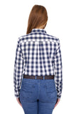 Thomas Cook Womens Tamara Ls Shirt - Navy/white [sz:8]