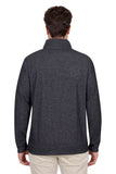 Thomas Cook Mens Vic Reversible 1/4 Zip Jumper - Black/oat Marle [sz:s]
