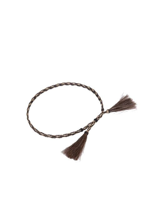 Wrangler Horsehair Hat Band - Camel 