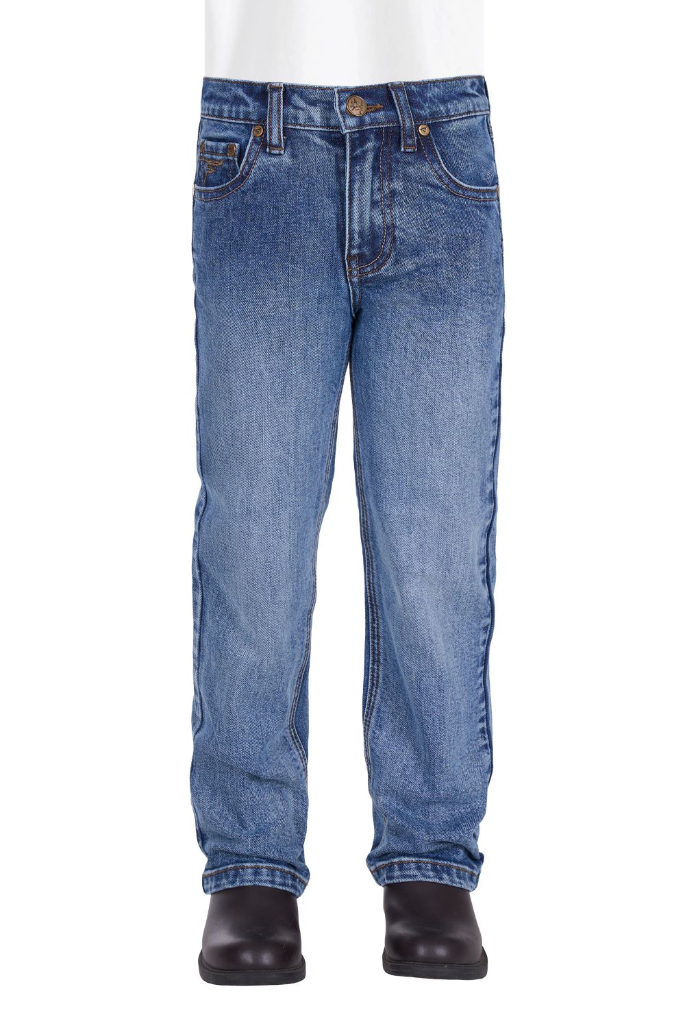 Pure Western Boys Hawkins Straight Jean - Moonshine [sz:4]