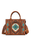 Wrangler Talia Aztec Crossbody Bag - Tan