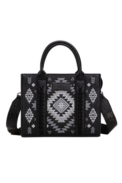 Wrangler Talia Aztec Crossbody Bag - Black