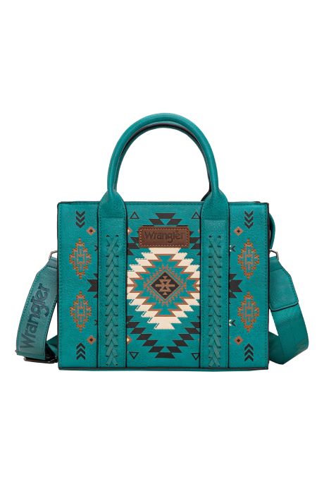 Wrangler Talia Aztec Crossbody Bag - Turquoise