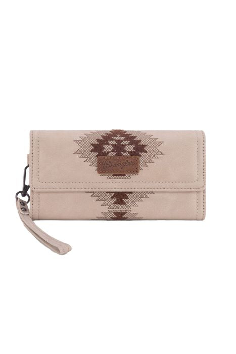 Wrangler Harper Aztec Wallet - Beige