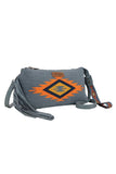 Wrangler Embroidered Aztec Fringe Wrist - Blue