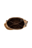 Wrangler Embroidered Aztec Fringe Wrist - Tan