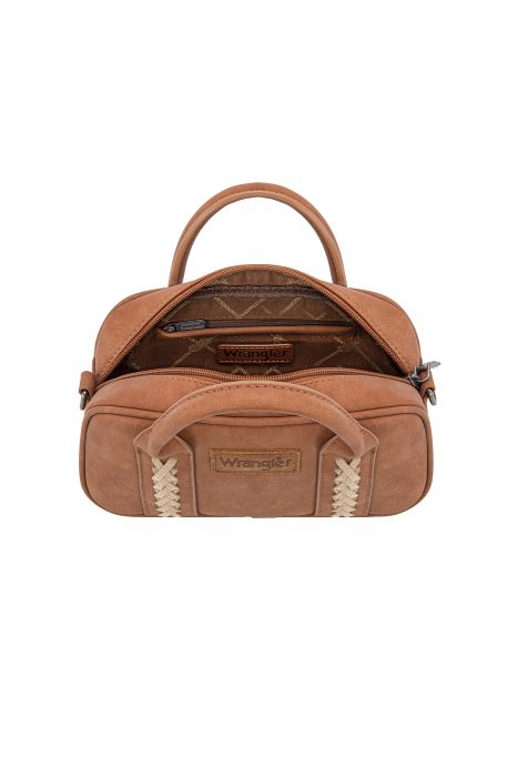Wrangler Whipstitch Mini Crossbody Bag - Tan