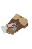 Wrangler Tooled Fringe Shoulder Bag - Camel