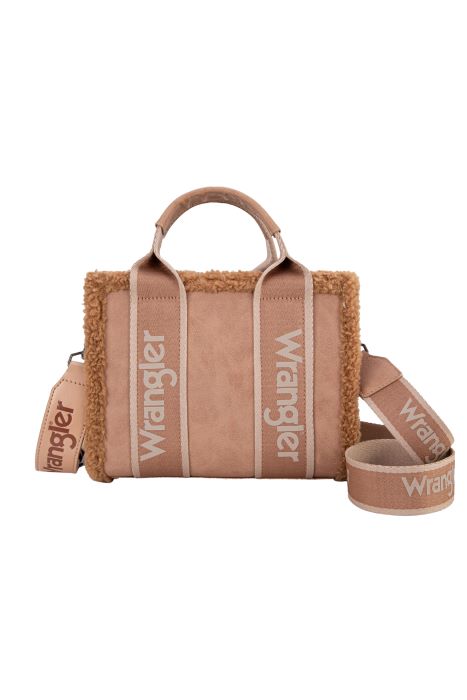 Wrangler Sherpa Logo Sml Crossbody Bag - Camel