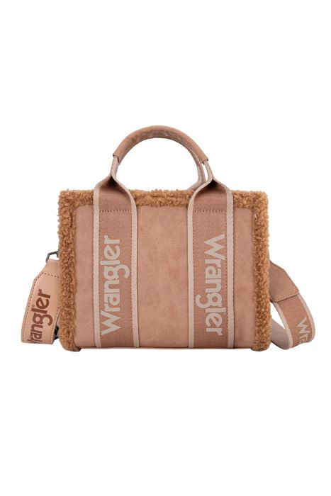 Wrangler Sherpa Logo Sml Crossbody Bag - Camel