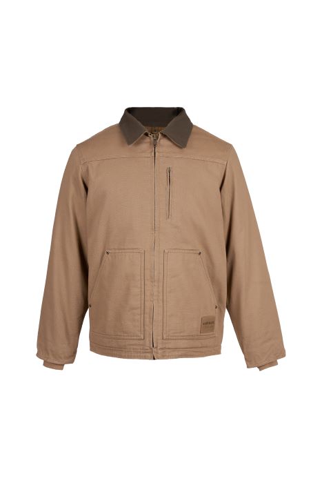 Hardslog Mens Canvas Jacket - Mushroom [sz:xs]