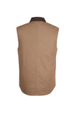 Hardslog Mens Canvas Vest - Mushroom [sz:l]