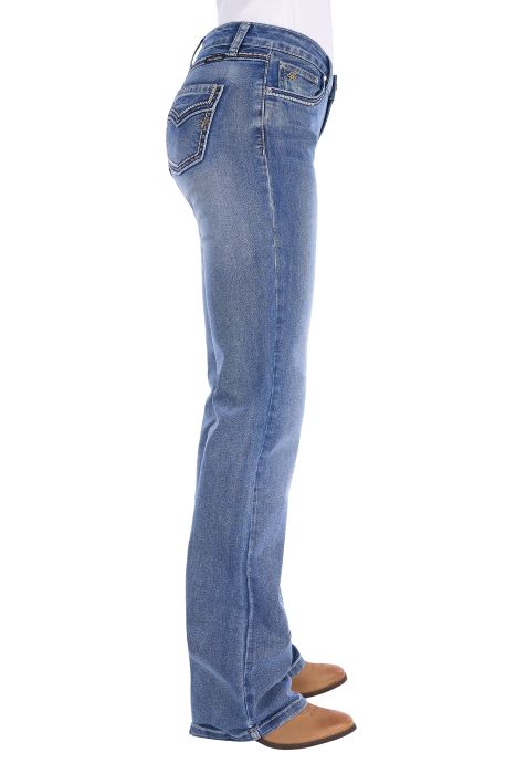 Pure Western Womens Julietta Relaxed Rider Jean 36l [sz:6]