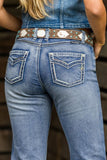 Pure Western Womens Julietta Relaxed Rider Jean 36l [sz:6]