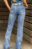 Pure Western Womens Julietta Relaxed Rider Jean 36l [sz:6]
