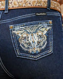 Pure Western Womens Daph Hi Rise Bootcut Jean 30l [sz:6]
