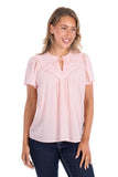 Pure Western Womens Leslie Ss Blouse [sz:8]