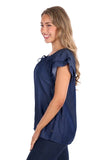 Pure Western Womens Connie Sl Blouse [sz:8]