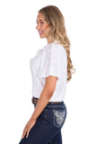 Pure Western Womens Piper Ss Blouse [sz:8]