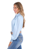 Pure Western Womens Daniela Long Sleeve Shirt [sz:8]