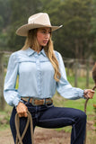 Pure Western Womens Daniela Long Sleeve Shirt [sz:8]