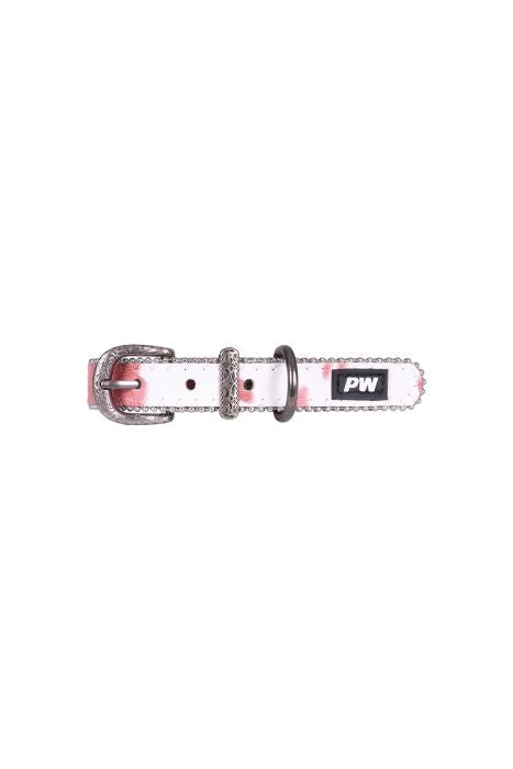 Pure Western Randy Dog Collar - Pink [sz:xs]