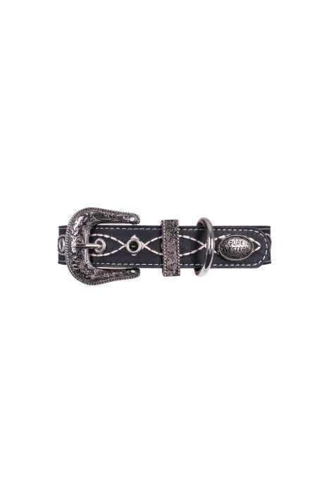 Pure Western Carey Dog Collar - Black [sz:xs]