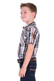 Pure Western Boys Terry Ss Shirt [sz:4]