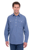 Hard Slog Mens Wyatt 1/2 Plkt Ls Shirt [sz:xs]
