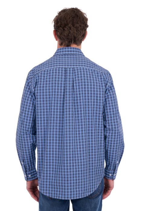 Hard Slog Mens Wyatt 1/2 Plkt Ls Shirt [sz:xs]